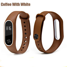BOORUI Double color mi band 2 accessories pulseira miband 2 strap replacement silicone wriststrap for xiaomi mi2 smart bracelet