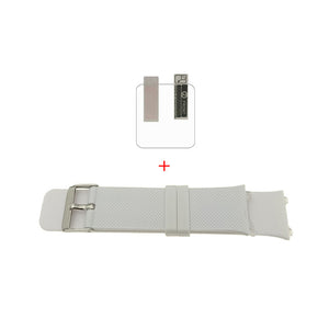 DZ09 Strap Smart Watch Smartwatch Silicone Replacement Watch Band Wrist Straps Belt Watchband Wristband + HD Screen Protector