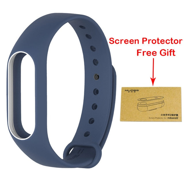 Xiaomi Mi Band 2 Strap  Bracelet Colorful Strap For miband 2 Wristband Replacement Smart Band Accessories For Mi Band 2 Silicone