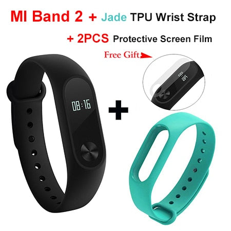 Original Xiaomi Mi Band 2 Smart Fitness Bracelet Watch Wristband Miband OLED Touchpad Sleep Monitor Heart Rate Mi Band2 Freeship