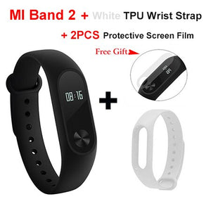 Promotion! Original Xiaomi Mi Band 2 Miband Band2 Wristband Bracelet with Smart Heart Rate Fitness Tracker Touchpad OLED Strap