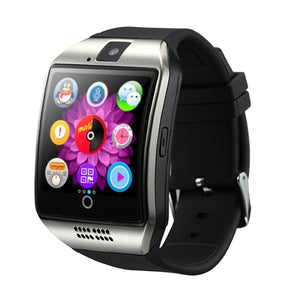 LEMFO Bluetooth Smart Watch Men Q18 With Touch Screen Big Battery Support TF Sim Card Camera for Android Phone Smartwatch