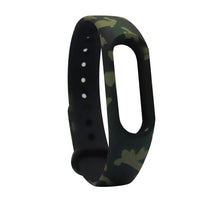 Hot Blue Camouflage For Mi Band 2 Strap Replace Band For Xiaomi  Smart Wristband Silicone Strap Belt for Miband 2 Bracelet