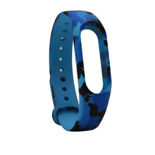 Hot Blue Camouflage For Mi Band 2 Strap Replace Band For Xiaomi  Smart Wristband Silicone Strap Belt for Miband 2 Bracelet