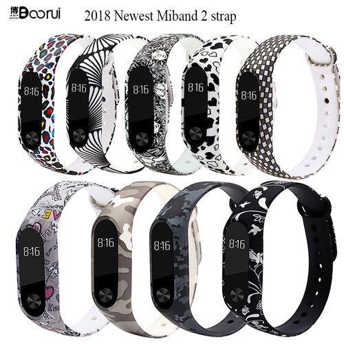 2018 newest mi band 2 strap pulsera Colorful wrist strap replacement correa band 2 belt pulseira silicone straps for xiaomi mi2