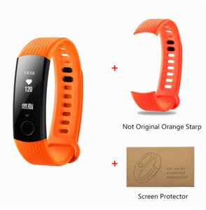 Original Huawei Honor Band 3 Smart Wristband Bracelet Swimmable 5ATM 0.91" OLED Screen Touchpad Heart Rate Monitor Push Message