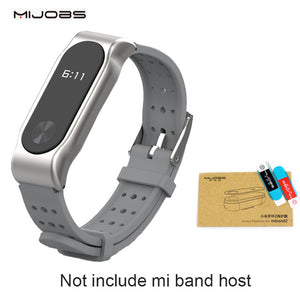 Xiaomi Mi Band 2 Bracelet Strap Miband 2 Sports wristband metal Strap Wristband Replacement Smart Band Accessories For Mi Band 2