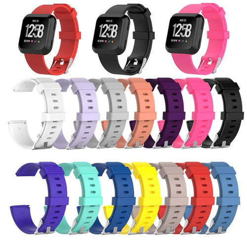 1Pcs Soft Silicone Replacement Sport Wristband Watch Band Strap for Fitbit Versa Bracelet Wrist Watchband Colorful  S L Size