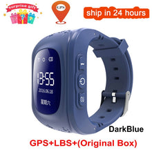 KGG Anti Lost Q50 OLED Child GPS Tracker SOS Smart Monitoring Positioning Phone Kids GPS Baby Watch Compatible IOS & Android