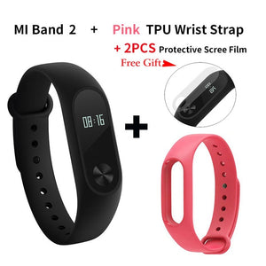 Promotion! Original Xiaomi Mi Band 2 Miband Band2 Wristband Bracelet with Smart Heart Rate Fitness Tracker Touchpad OLED Strap