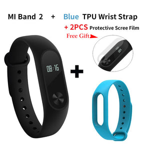 Promotion! Original Xiaomi Mi Band 2 Miband Band2 Wristband Bracelet with Smart Heart Rate Fitness Tracker Touchpad OLED Strap