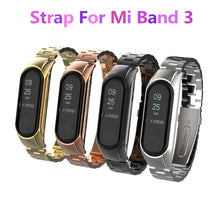 mi band 3 replacement Metal Strap wrist strap Stainless Steel Bracelet Wristbands MiBand 3 strap for Xiaomi mi band 3