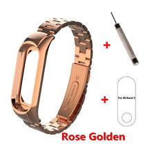 mi band 3 replacement Metal Strap wrist strap Stainless Steel Bracelet Wristbands MiBand 3 strap for Xiaomi mi band 3