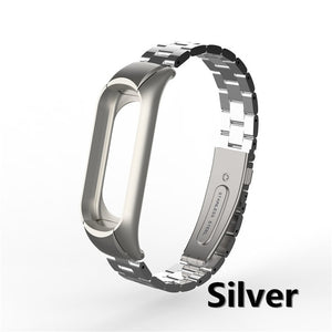 mi band 3 replacement Metal Strap wrist strap Stainless Steel Bracelet Wristbands MiBand 3 strap for Xiaomi mi band 3