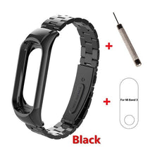 mi band 3 replacement Metal Strap wrist strap Stainless Steel Bracelet Wristbands MiBand 3 strap for Xiaomi mi band 3