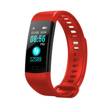 Bluetooth Smart Bracelet Color Screen Y5 Smartband Heart Rate Monitor Blood Pressure Measurement Fitness Tracker Smart Watch Men