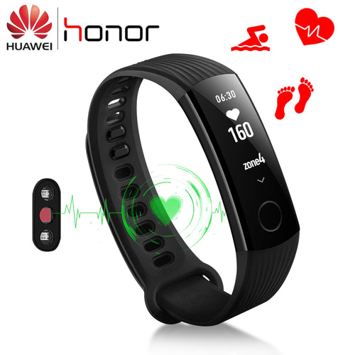 Original Huawei Honor Band 3 Smart Bracelet Heart Rate Monitor Honor 3 Smart Wristband Swimming Waterproof Fitness Tracker