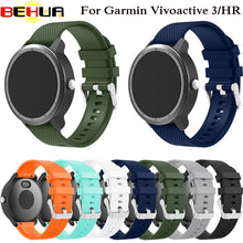 Colorful Soft  Silicone Replacement Strap for Garmin Vivoactive3 Vivomove HR Smart wristband for Garmin Vivoactive 3 Watch band