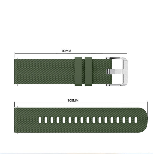 Colorful Soft  Silicone Replacement Strap for Garmin Vivoactive3 Vivomove HR Smart wristband for Garmin Vivoactive 3 Watch band