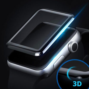 3D Glass Screen Protector Cover for Apple Watch 38mm 42 mm Mesh Tempered Glass Protective Film for Apple Series Watch 1/2/3