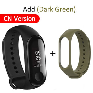 Xiaomi Miband 3 Mi Band 3 Fitness Tracker Heart Rate Monitor Smart Wristband 0.78'' OLED Display Touchpad Bluetooth 4.2 Android