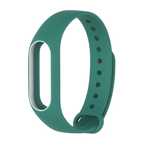 Mijobs for Xiaomi Mi Band 2 Strap Silicone Strap Bracelet Wristband Smart Band Accessories wrist Strap and Screen Protector Film