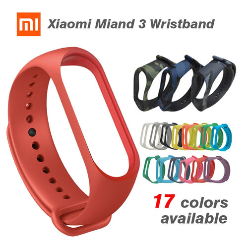 In Stock Bracelet for Xiaomi  Miband 3 Mi Band 3 Sport Strap Watch Silicone Wrist Strap For Miband 3 Accessories Bracelet Strap