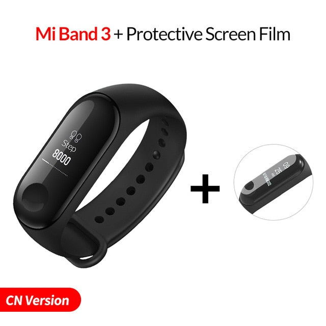 Original Mi Band 3 Smart miband3 Bracelet Heart Rate Fitness Watch 0.78 inch OLED Display 20 Days Standby band2 Upgrade