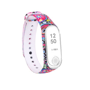 Tonbux Silicone Strap For Xiaomi Mi Band 3 Colorful Straps For Xiaomi Miband 3 Smart Bracelet Replacement Strap For Mi Band 3