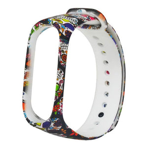 New Original Painted pattern Replacement Leopard Strap Silicon Waterproof clock watches Watch Band for Xiaomi Mi Band 3 Bracelet