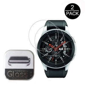 2pcs For Samsung Galaxy Watch 42mm and 46mm Tempered Glass Screen Protector Protective Film Guard Anti Explosion Anti-shatter