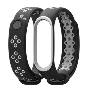 Mijobs Strap for Mi Band 3 Accessories Sport Bracelet Strap for Xiaomi mi Band 3 Wrist Straps Smart Silicone Watch Band Miband 3