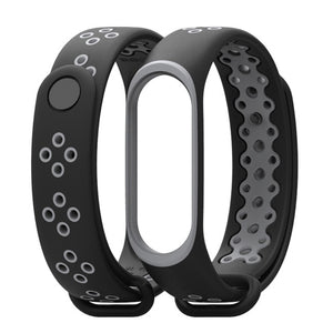 Mijobs Strap for Mi Band 3 Accessories Sport Bracelet Strap for Xiaomi mi Band 3 Wrist Straps Smart Silicone Watch Band Miband 3