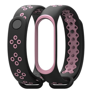 Mijobs Strap for Mi Band 3 Accessories Sport Bracelet Strap for Xiaomi mi Band 3 Wrist Straps Smart Silicone Watch Band Miband 3