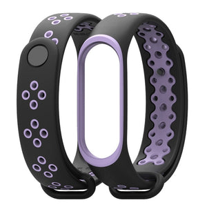 Mijobs Strap for Mi Band 3 Accessories Sport Bracelet Strap for Xiaomi mi Band 3 Wrist Straps Smart Silicone Watch Band Miband 3