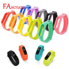 FANGTUOSI mi band 2 Silicone strap smart Band Accessories wrist Strap For Xiaomi Mi Band 2 Fitness Colorful Bracelet Wristband