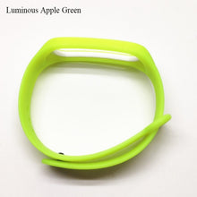 BOORUI Luminous Silicone Miband 3 Strap pulsera adjustable Colorful wrist strap replacement for xiaomi mi 3 smart bracelets band