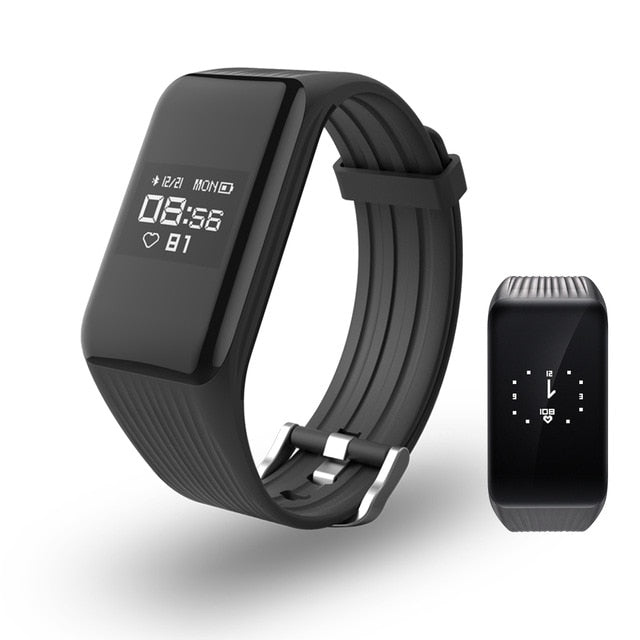 Lerbyee Fitness Tracker  K1 Smart Bracelet Real-time Heart Rate Monitor Smart Watch Activity Tracker for sport iOS Android