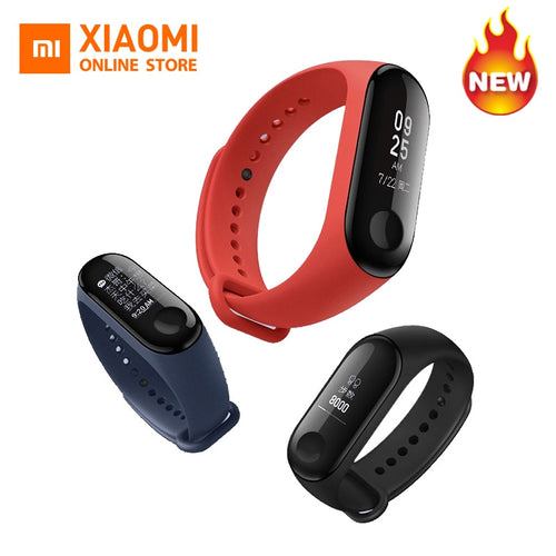 Global Version Xiaomi Mi band 3 Smart band Wristband Bracelet Mi band 3 Upgrade OLED Display Miband 3 Fitness Tracker Waterproof