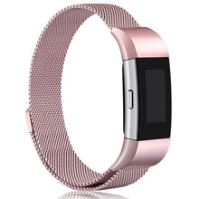 JKER Stainless Steel Magnetic Milanese Loop Band for Fitbit Charge 2 Replacement Wristband Strap for Fitbit Charge 3 Watchband