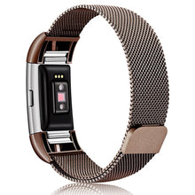 JKER Stainless Steel Magnetic Milanese Loop Band for Fitbit Charge 2 Replacement Wristband Strap for Fitbit Charge 3 Watchband