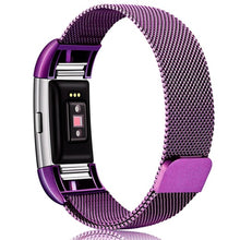 JKER Stainless Steel Magnetic Milanese Loop Band for Fitbit Charge 2 Replacement Wristband Strap for Fitbit Charge 3 Watchband
