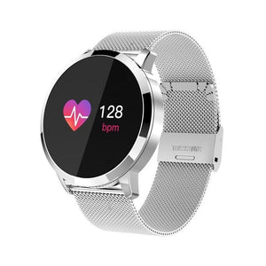 CYUC Q8 Smart Watch OLED Color Screen men Fashion Fitness Tracker Heart Rate Blood Pressure Oxygen Smartwatch