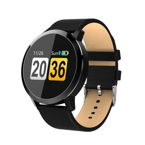 CYUC Q8 Smart Watch OLED Color Screen men Fashion Fitness Tracker Heart Rate Blood Pressure Oxygen Smartwatch