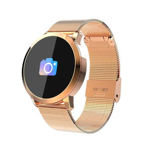 CYUC Q8 Smart Watch OLED Color Screen men Fashion Fitness Tracker Heart Rate Blood Pressure Oxygen Smartwatch