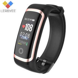 Lerbyee M4 Smart Bracelet Sleep Monitor Bluetooth Fitness Tracker Call Reminder Take Photos Sport Wristband for iOS Android