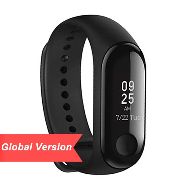 Global Version Xiaomi Mi Band 3 Smart Tracker Band 3 Xiaomi Band 3 Push Message Heart Rate Tracker Russian English Spanish Menu