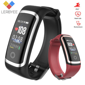 Lerbyee Fitness Tracker M4 Waterproof IP67 Blood Pressure Smart Bracelet Bluetooth Call Reminder Sport Wristband for iOS Android
