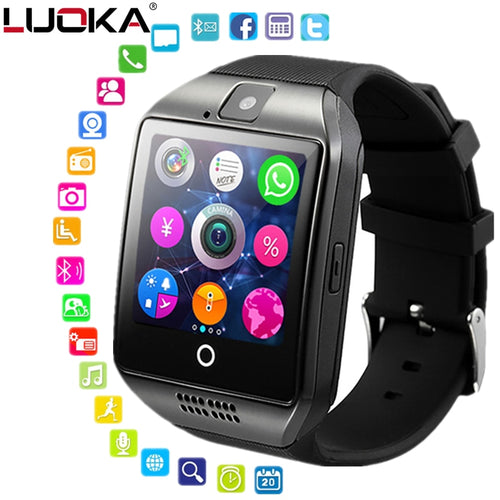Smart watch clock Q18 SmartWatch Support Sim TF Card Phone Call Push Message Camera Bluetooth Connectivity For Android IOS Phone