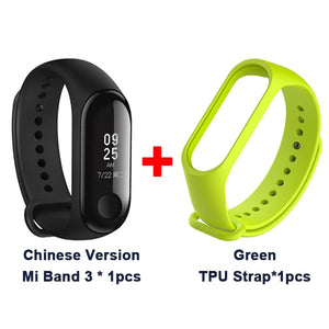 Original Xiaomi Mi Band 3 Global Version Smart Bracelet Multi Language Miband 3 OLED Touch Screen Mi band3 Fitness Bracele